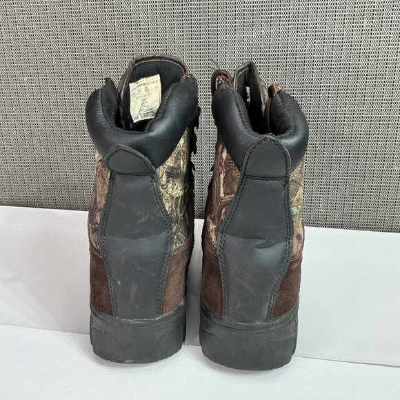 Texas Steer Camo Suede KIRIT Waterproof Work Hunting Boots Men's size 7.5W - Picture 3 of 7